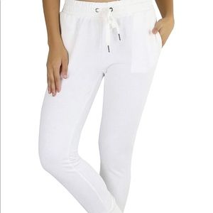 Drawstring Waistband French Terry Capri Joggers